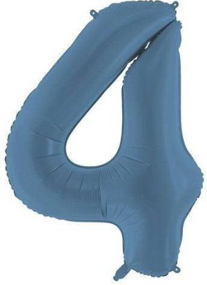 Balon foliowy cyfra 4 86cm granat
