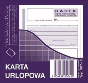 Karta urlopowa