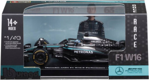 Formula With Helmet & Plastic Stand Mercedes-Amg