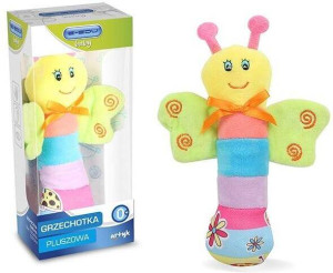 Grzechotka pluszowa. Motylek. E-Edu