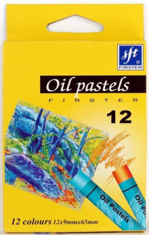 Pastele olejne, 12 kolorów