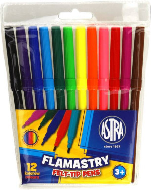 Flamastry 12 kolorów
