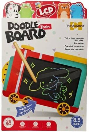 Tablet LCD w kształcie pociągu