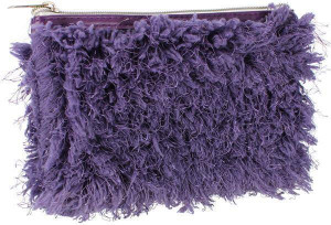 Piórnik saszetka pluszowa Violet Hair