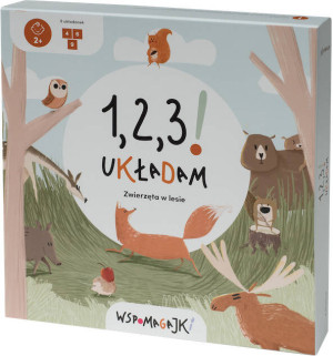 Wspomagajki. 1, 2, 3! Układam. Zwierzęta w lesie