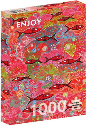 Puzzle 1000 Głęboka czerwień