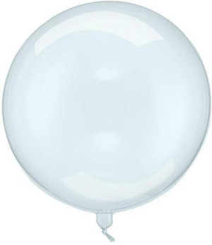 Balon Kula transparentny niebieski 40cm