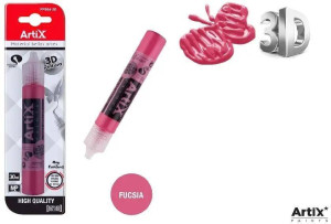 Farba strukturalna 3D fuksja 30ml