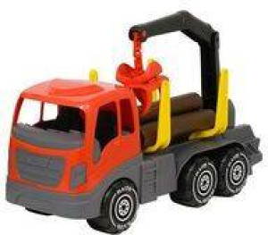 Ciężarówka z drewnem i dźwigiem Timber truck 45cm