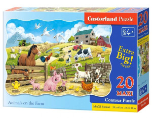 Puzzle 20 maxi. Animals on the Farm