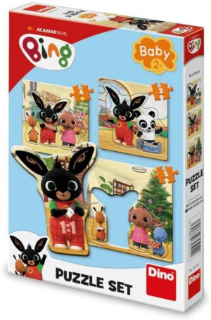 Bing. Puzzle 3w1 Baby 3, 4 i 5 elementów