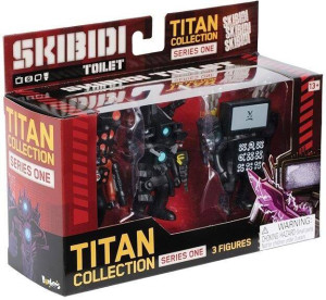 Skibidi Toilet. Titan Pack 3-pak