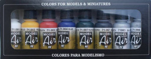 Vallejo: 71.174 - Model Air - Basic Colors (8x17 ml)