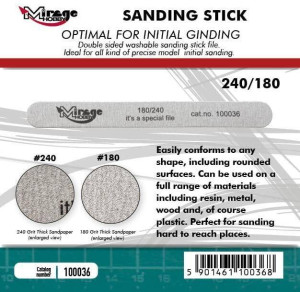 Pilnik ścierny Sanding Stick Double Grid 180/240