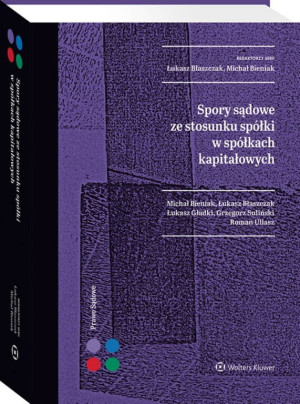 Spory sądowe ze stosunku spółki w spółkach..