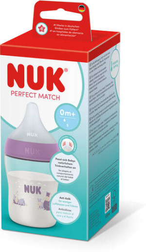 NUK. Butelka z silikonowym smoczkiem. 150 ml. Hippo
