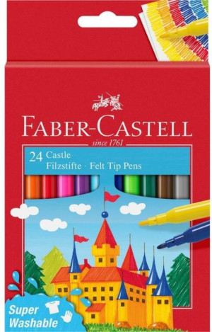 Flamastry Zamek 24 kolory FABER CASTELL