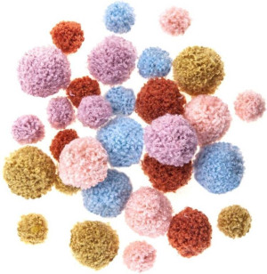 Pompomy pluszowe Teddy