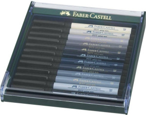 Pisaki Faber-Castell Pitt Artist Pen. 12 kolorów