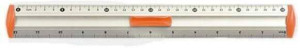 Linijka 30cm aluminiowa. Pomarańczowa