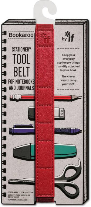 Bookaroo Tool belt, przybornik na pasku, czerwony