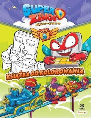 SuperZings. Książka do kolorowania + figurka