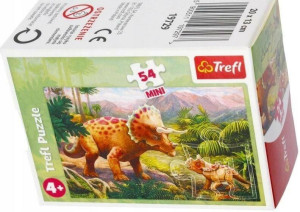Puzzle 54 mini Niesamowite dinozaury 2 TREFL