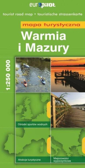 Mapa Turystyczna EuroPilot. Warmia i Mazury
