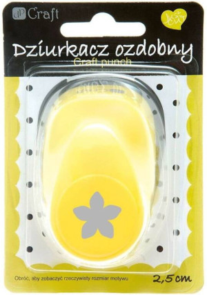 Dziurkacz ozdobny 2,5cm płatek