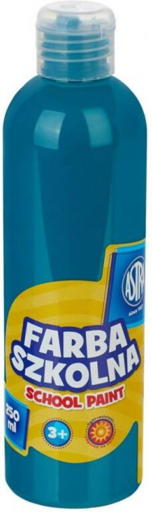 Farba szkolna. Turkusowa