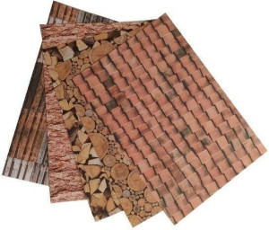 Karton 300g Natura 24x34cm 5 arkuszy