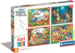 Clementoni. Puzzle 4w1 Super Kolor. Disney