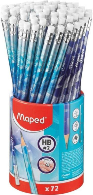 Ołówek Arctic HB z gumką (72szt) MAPED