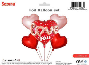 Balony Walentynkowe serca