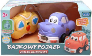 Bajkowy pojazd zdalnie sterowany. Fioletowy
