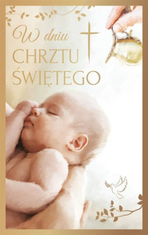 Kartka okolicznościowa Chrzest
