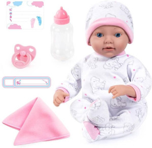 Lalka Reborn Baby 38cm z akcesoriami