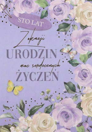 KARNET URODZINY B6 Z KOP PD KOBIETA HM 200-3621