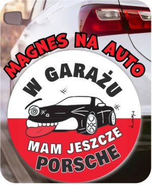 Magnes na auto. PORCHE