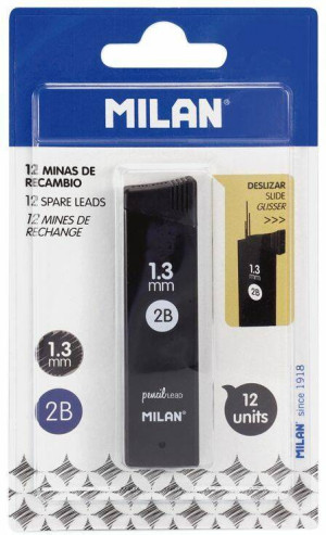 Grafit do ołówka 2B 1,3mm MILAN