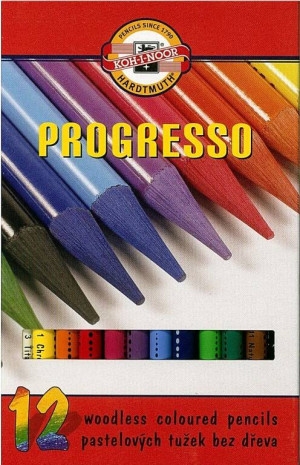 Kredki Progresso 12 KOLORÓW