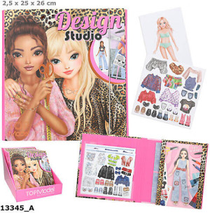 Zestaw Design Studio Top Model w teczce z naklejkami 13345A