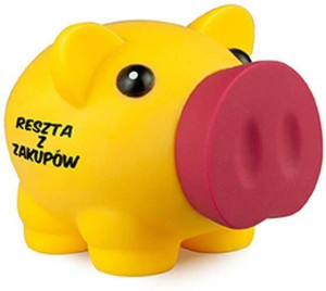 Skarbonka Big Piggy. Reszta z zakupów. Pan Dragon