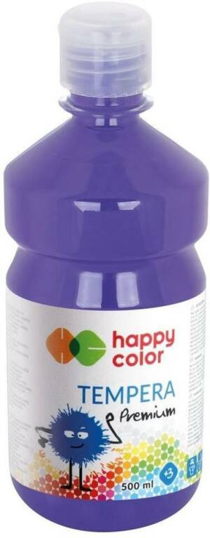 Farba tempera Premium 500ml fioletowa HAPPY COLOR
