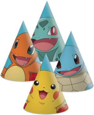 Czapeczki papierowe Pokemon