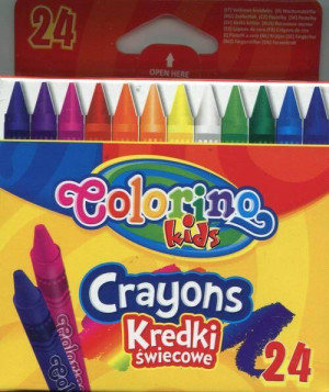 Kredki świecowe 24 kolory