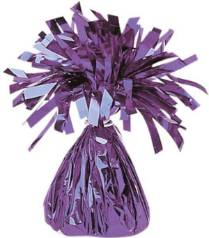 Ciężarek do balonów foliowych purpurowy 170g