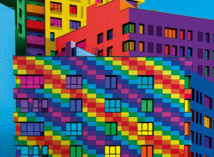 Puzzle 500. Kolorowe kwadraty