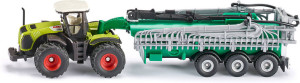 Traktor ClaasXerion z cysterną Siku Farmer