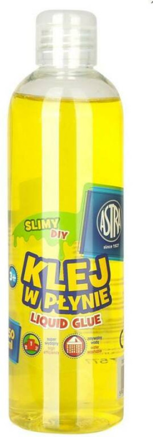 Klej w płynie 250ml. Transparentny żółty